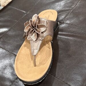 Clarks flower sandals